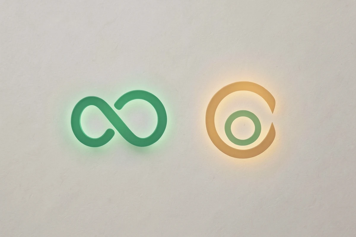 Two permission-toggle icons side by side, one showing an infinite symbol representing an unlimited approval and one showing a specific numeric amount